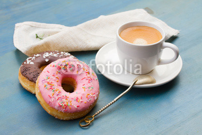 breakfast with donuts