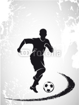 Obrazy i plakaty sports background of football subject