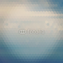 Fototapety Pale sky hexagon background