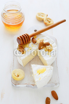 Camembert, honey and nuts