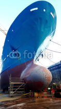 Fototapety ship refitting at Port Louis shipyard, Mauritius