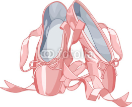 Naklejki Ballet slippers
