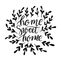 Obrazy i plakaty Lettering Sweet Home