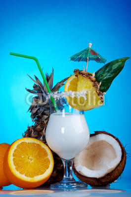 Pina Colada - Cocktail with Cream