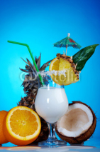 Obrazy i plakaty Pina Colada - Cocktail with Cream