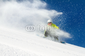 Fototapety snowboarder in action
