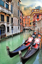 Naklejki beautiful Venice urban landscape