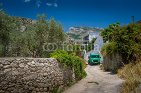 Fototapety Montenegro rural road