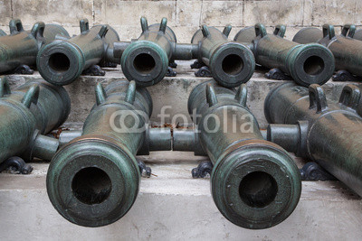 Ancient artillery Cannons