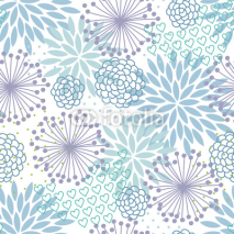 Fototapety Pastel floral pattern