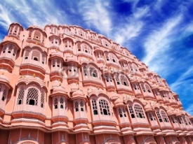 Naklejki Hawa Mahal, the Palace of Winds, Jaipur, Rajasthan, India.