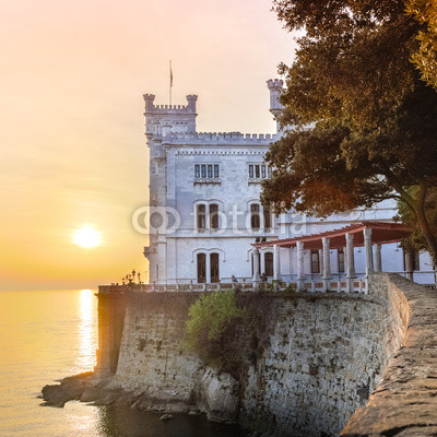Miramare Castle, Trieste, Italy, Europe.