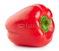 Naklejki Fresh red bell pepper