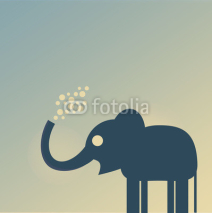 Fototapety Logo elephant