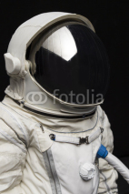 Naklejki astronaut on black background