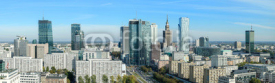 Naklejki Warszawa, panorama miasta
