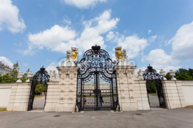 Obrazy i plakaty forged gate for an entrance to Belvedere park, Vienna