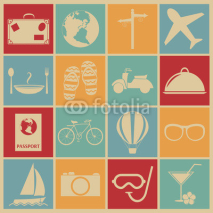 Naklejki Travel icon.