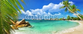 Naklejki tropical paradise - Seychelles islands