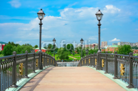 Naklejki Bridge in Tsaritsyno Park in Moscow