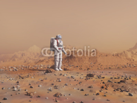 Naklejki Hombre en Marte