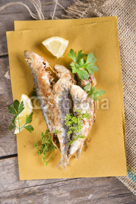Fried anchovies