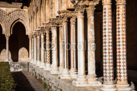 Fototapety Pillars of Cathedral of Monreale, Sicily; Italy