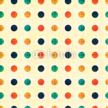 Naklejki seamless polka dots pattern