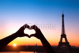 Fototapety honeymoon in Paris