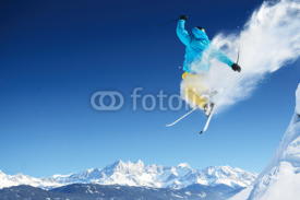 Naklejki Jumping skier