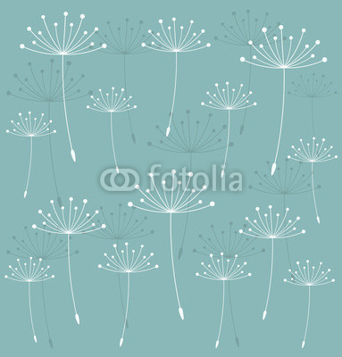 Dandelion seeds background
