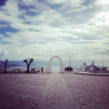 Fototapety piazza sul mare a sperlonga