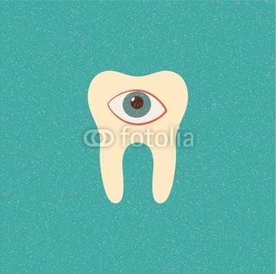 tooth retro poster