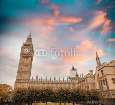 Westminster Palace. Houses of Parliament and Big Ben Tower in Lo