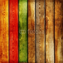 Obrazy i plakaty colored wooden planks -abstract background