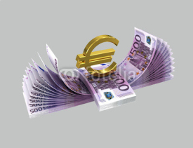 Naklejki Euro banknotes 22