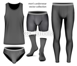 Underwear vector collection for men