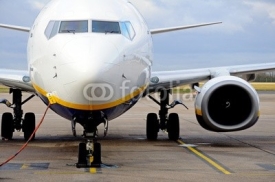 Naklejki Boeing 737-800 Aircraft parked © Arena Photo UK