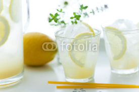 Naklejki レモネード　レモン　飲料