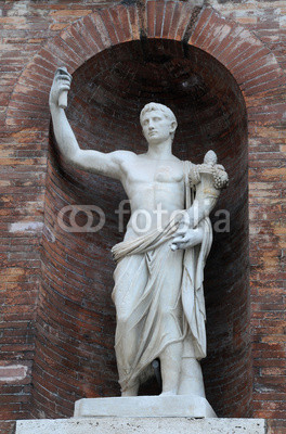 Medieval Statue in Rome