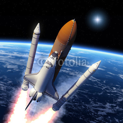 Space Shuttle Solid Rocket Boosters Separation