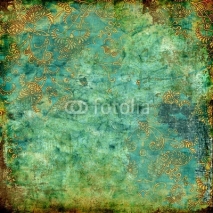 Naklejki green rusty vintage texture