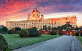 Naklejki Vienna, Austria. Beautiful view of famous Kunsthistorisches - Fi