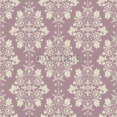 Vector classic wallpaper, damask background
