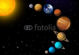 Naklejki solar system