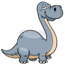 Obrazy i plakaty Vector illustration of Cartoon dinosaur