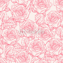 Fototapety sketch roses