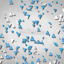 Fototapety Abstract geometric shapes, dynamic illustration.