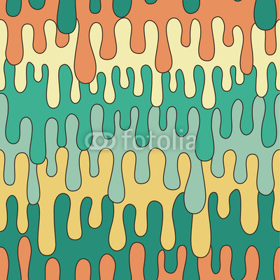 Seamless abstract color melted pattern. Vector illustration