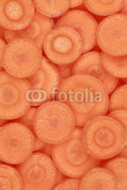 Naklejki Hintergrund aus geschnittenen Karotten